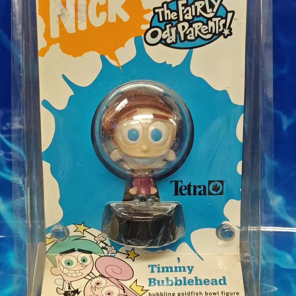 The Fairly Odd Parents Fish Tank Aquarium Bubbling Decoration Timmy Bubblehead
